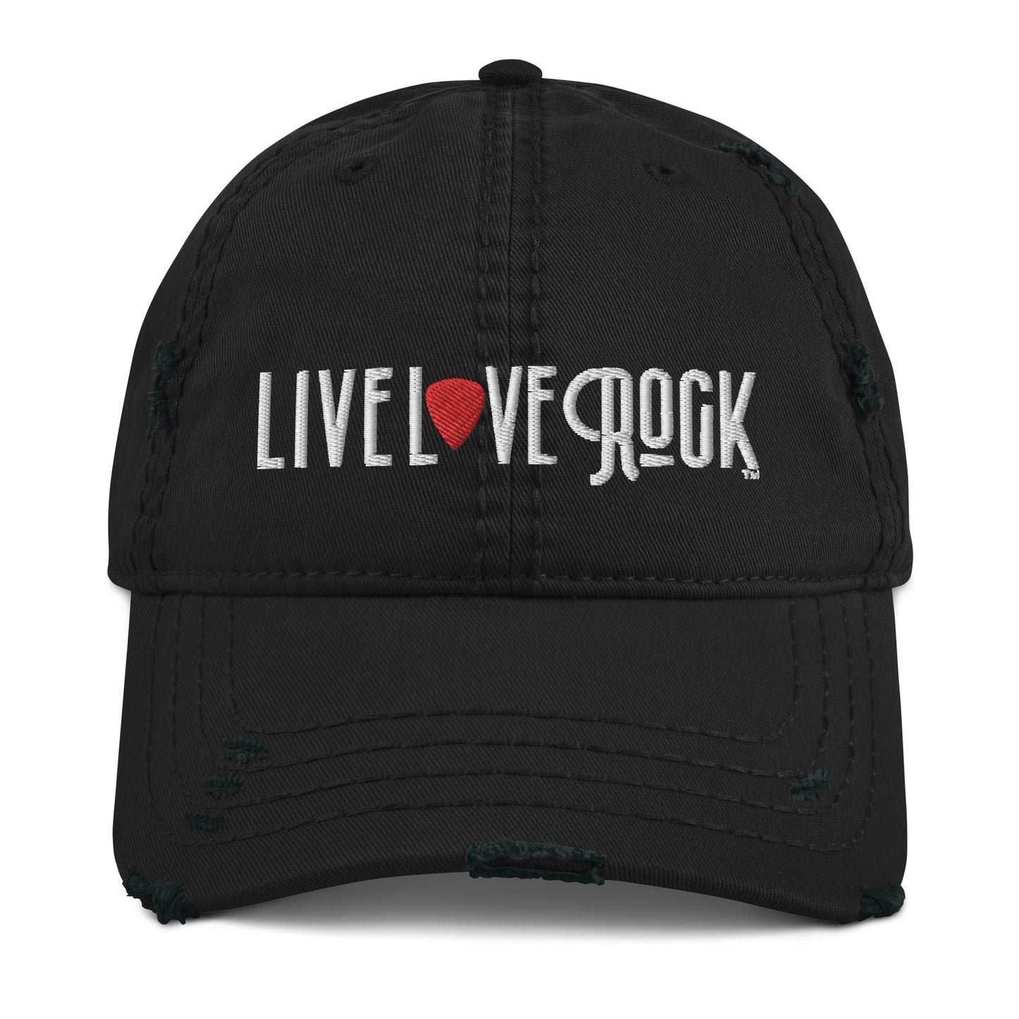 Black distressed Hat