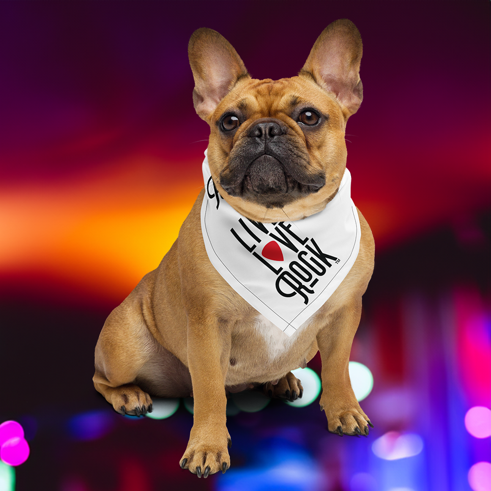 All-over printed logo bandana